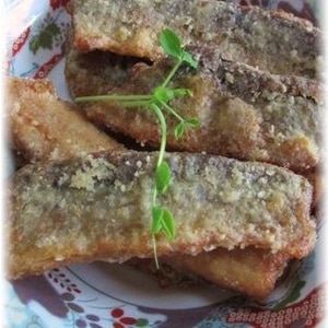 秋刀魚のガーリックー焼き